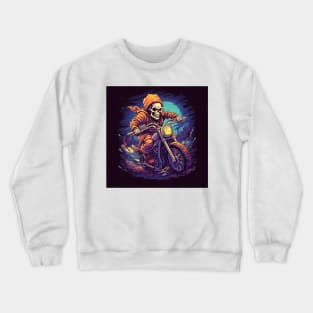 Epic Skeleton Motorcycle Crewneck Sweatshirt